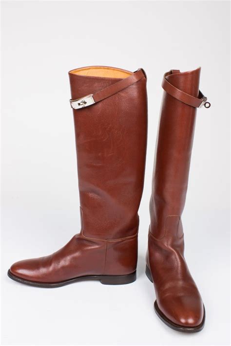 hermes brown riding boots|hermes jumping boots outfit.